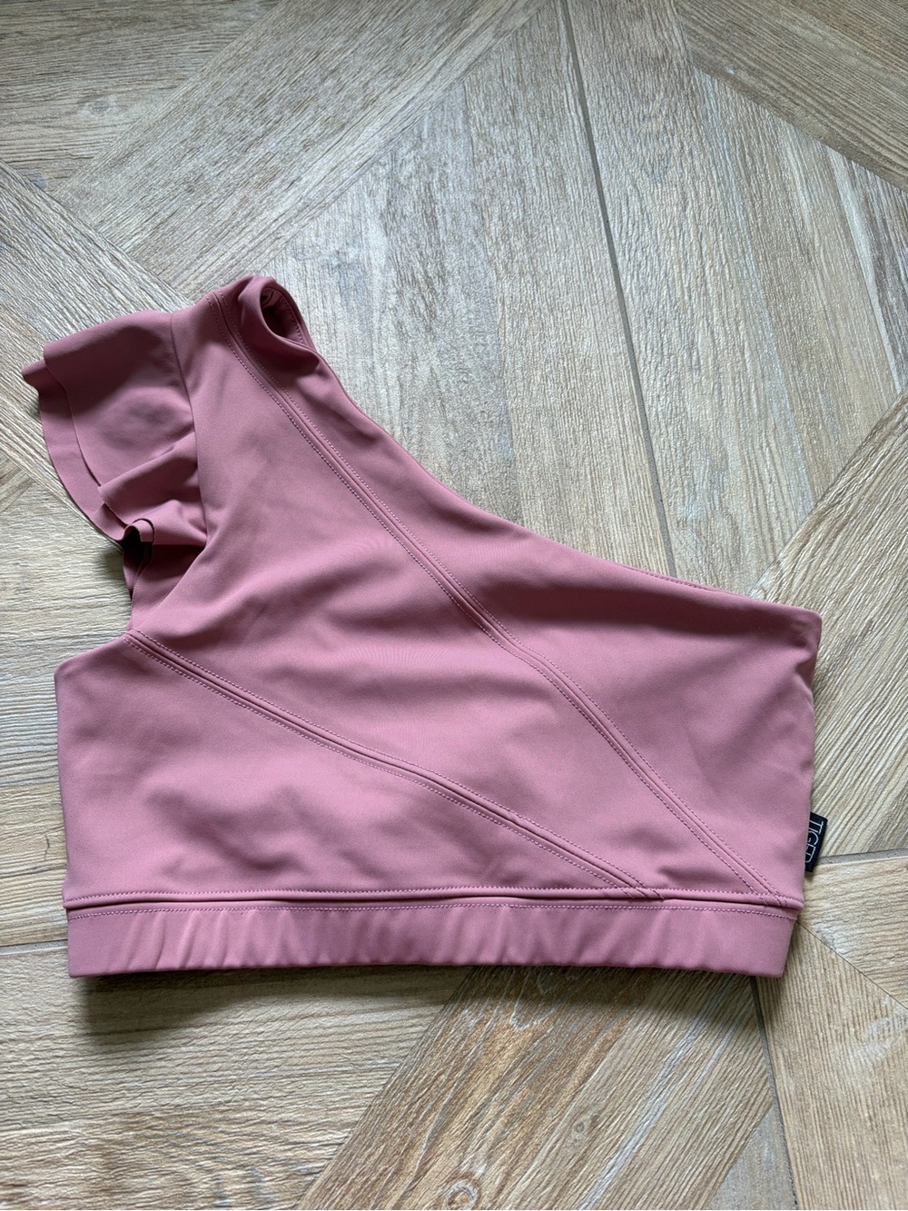 Tiger Friday Southern Belle Crop Top Pink Champagne Adult Medium Cheer Sporty